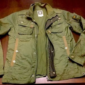 Gstar Raw jacket - Army Green Nylon Fabric